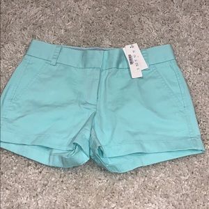 J.Crew Light Blue/ Turquoise Chino shorts